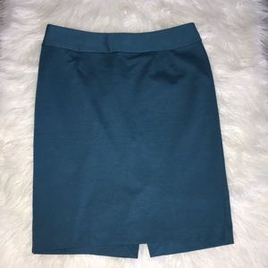 Teal Lane Bryant pencil skirt